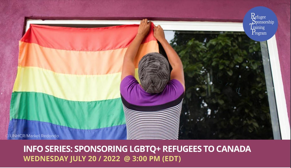 RSTP hosts an info session about sponsoring LGBTQ+ Refugees to Canada.