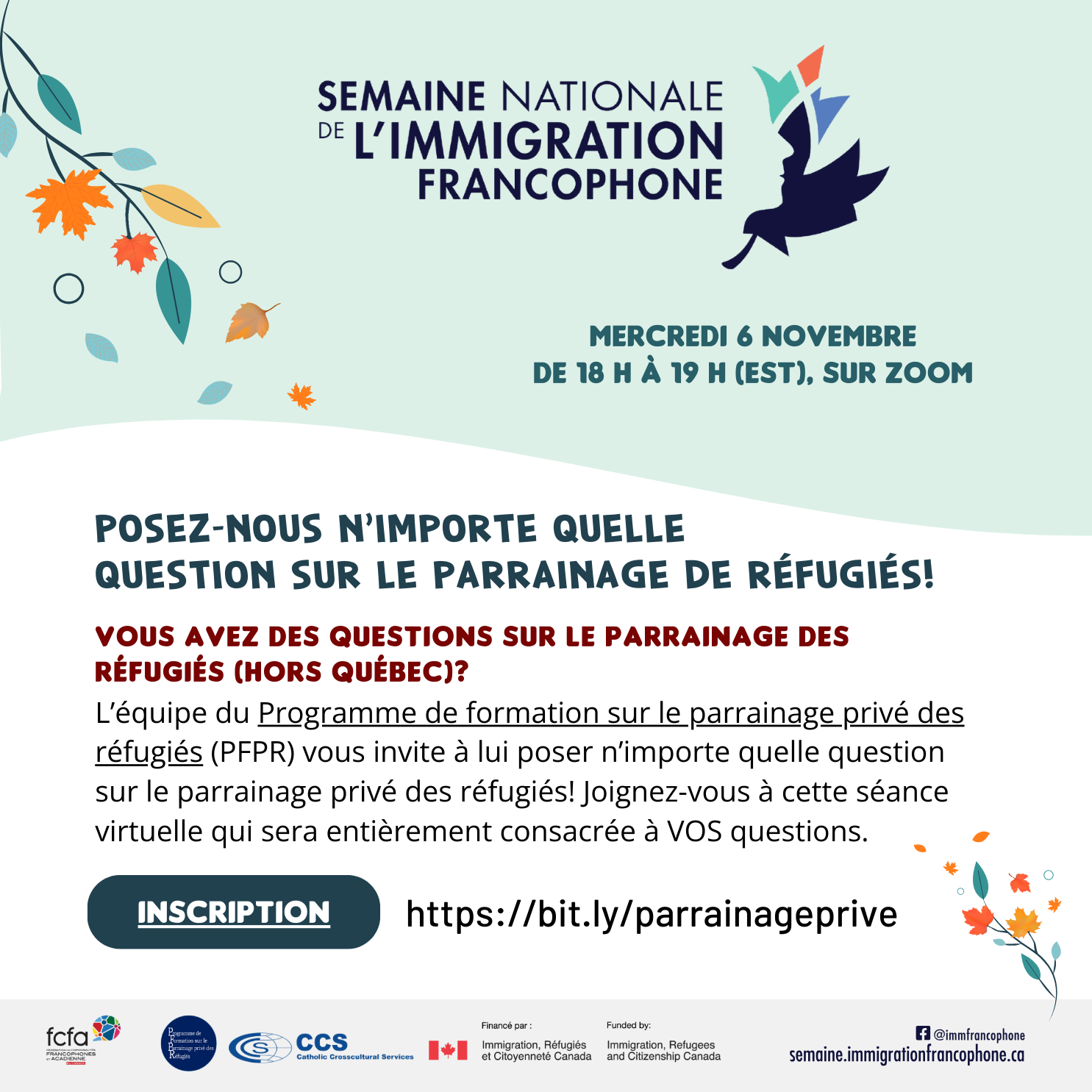 Semaine nationale de l'immigration francophone 2024