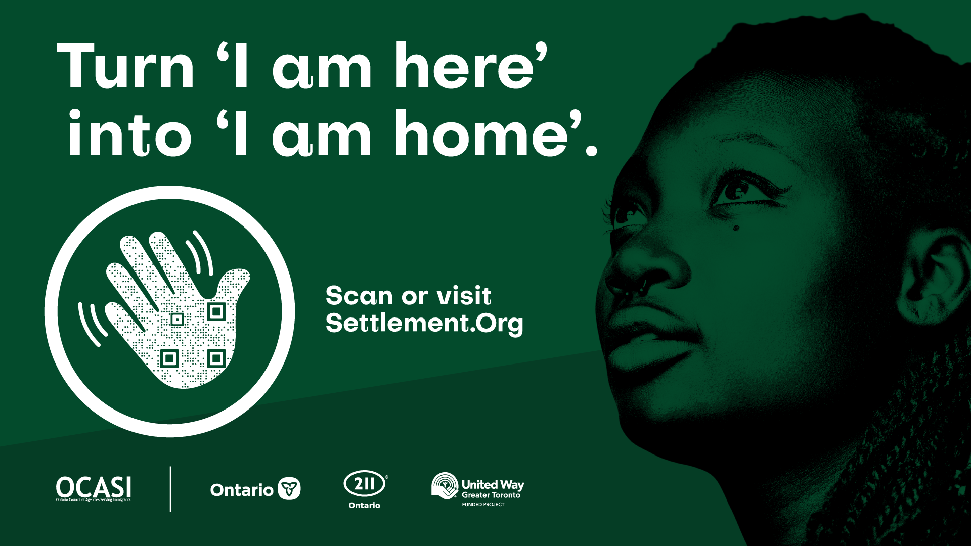 "Turn I am here into I am home" ad campaign 